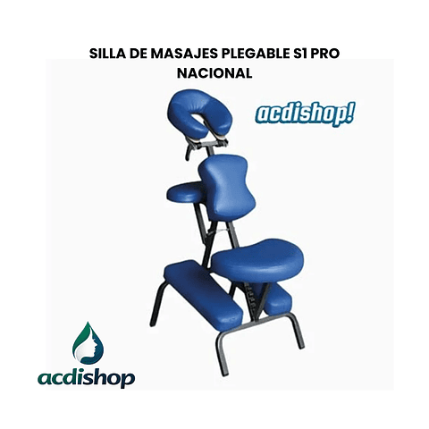 SILLA DE MASAJES PLEGABLE S1 PRO NACIONAL