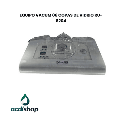 EQUIPO VACUM 06 COPAS DE VIDRIO RU-8204