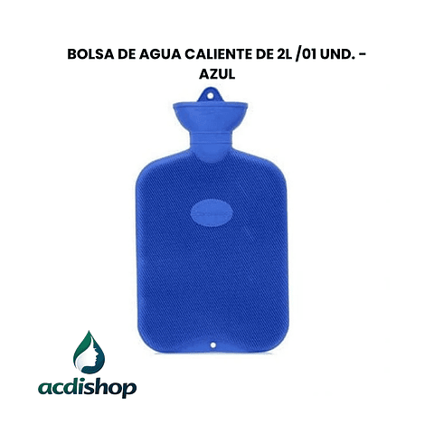 BOLSA DE AGUA CALIENTE DE 2L /01 UND. - Azul