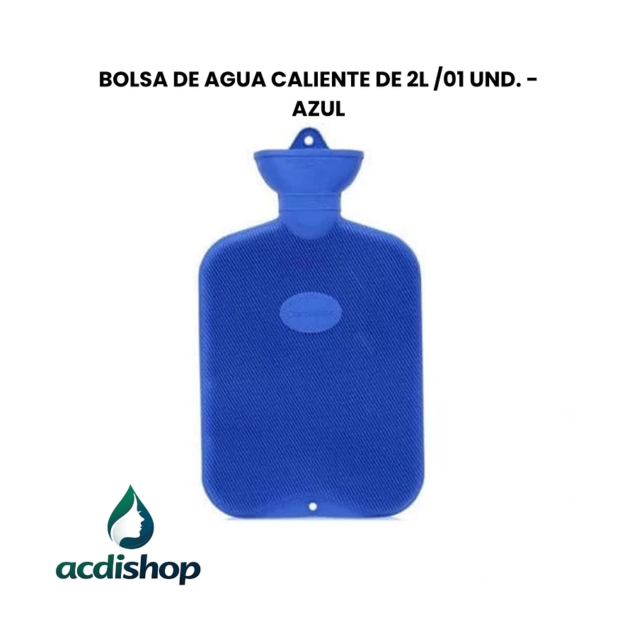 BOLSA DE AGUA CALIENTE DE 2L /01 UND. - Azul 1