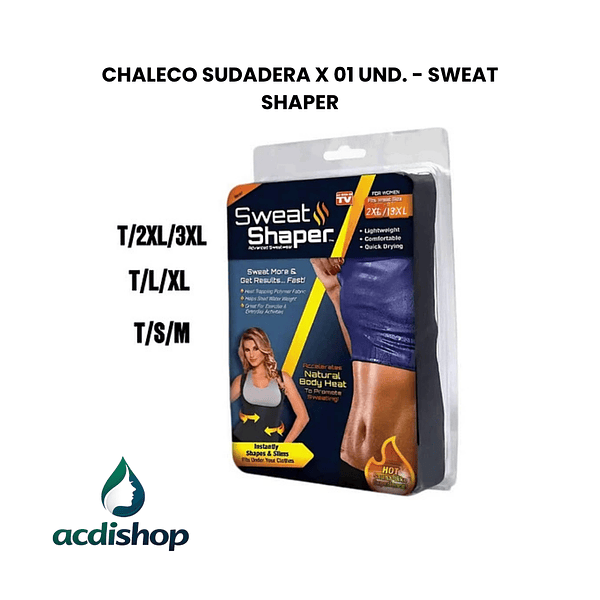 CHALECO SUDADERA X 01 UND. - SWEAT SHAPER 1