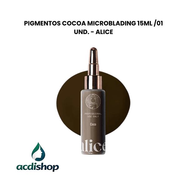 PIGMENTOS COCOA MICROBLADING 15ml /01 UND. - ALICE 1