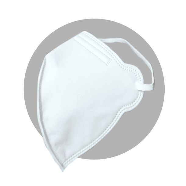 Mascarilla N95-Pt Blanca Cuatro Capas 