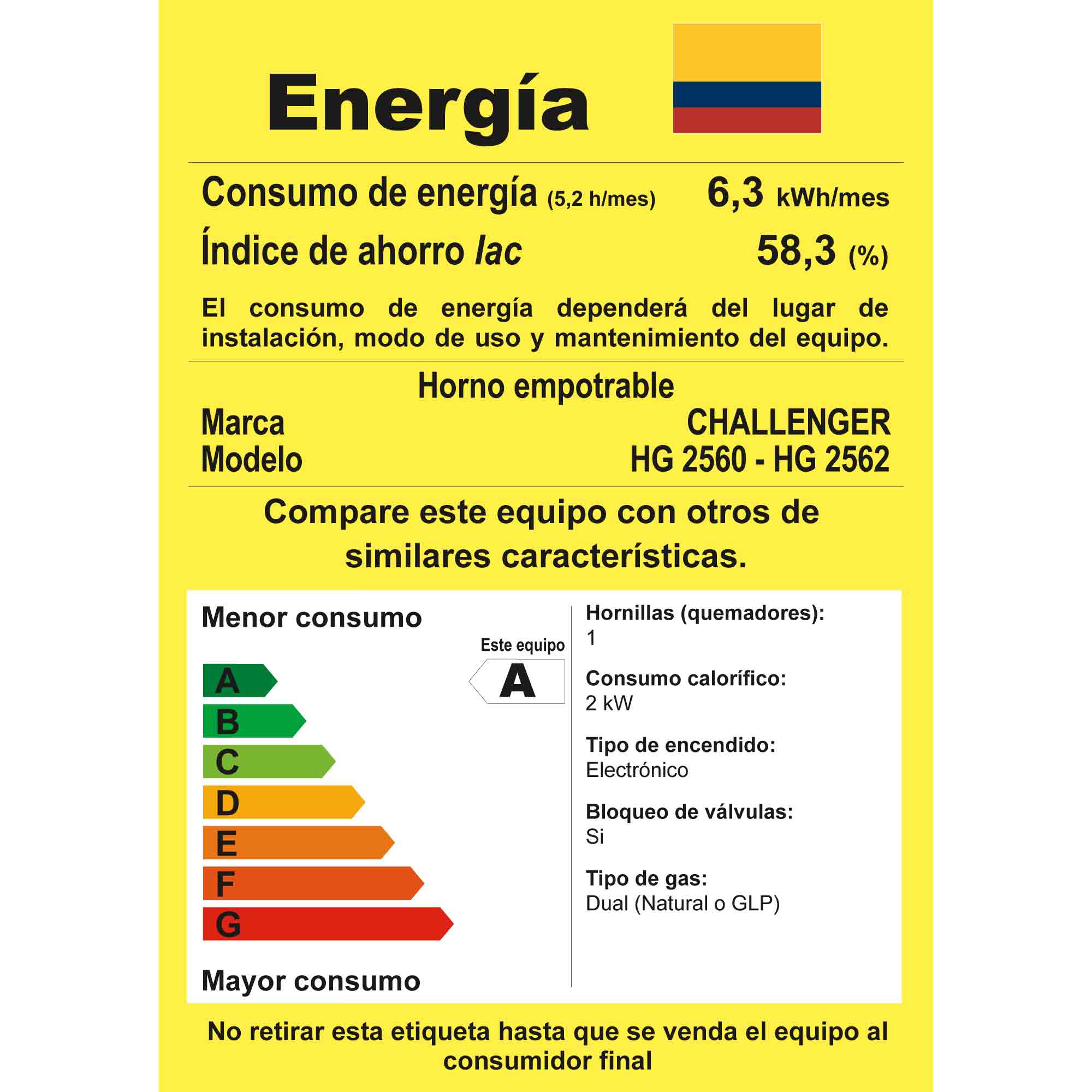 Horno Mixto Negro Hg2560 1.2560.38.04 Challe