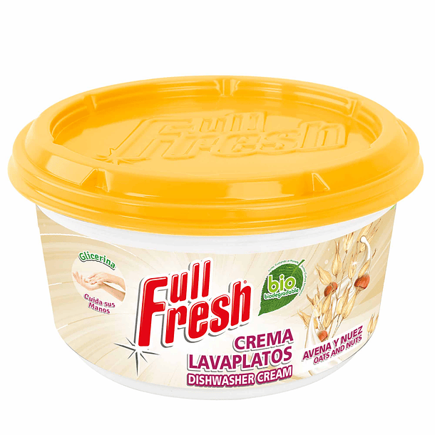 Crema Lavaplatos 500G Avena y Nuez  Full Fresh 