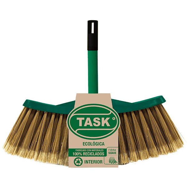 Escoba Task Ecológica Suave Cabo Metálico 