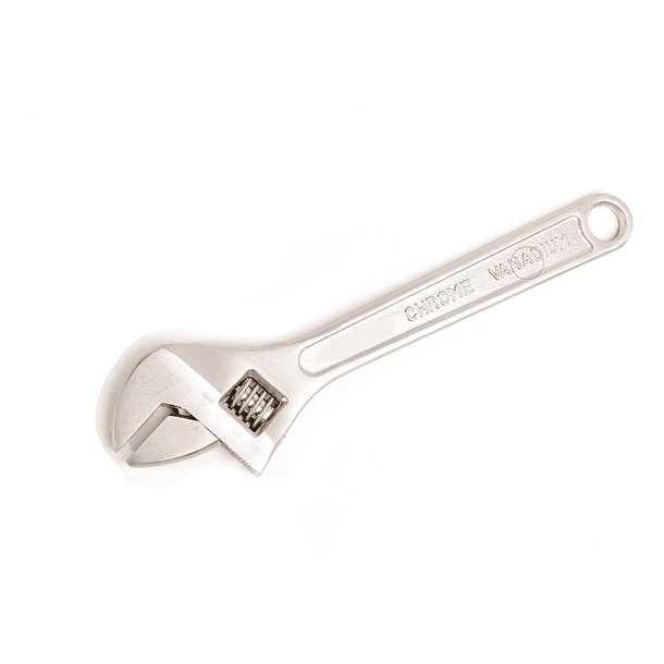 Llave Ajustable Cromada 12