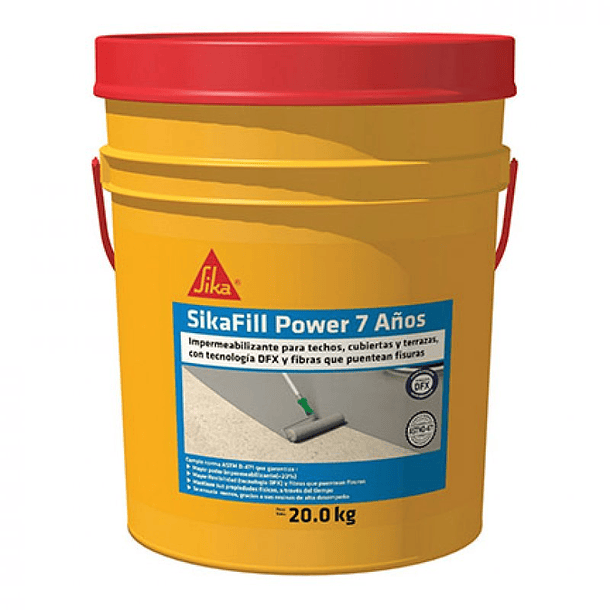 Sikafill Power 7 Años Blanco 20 kg 