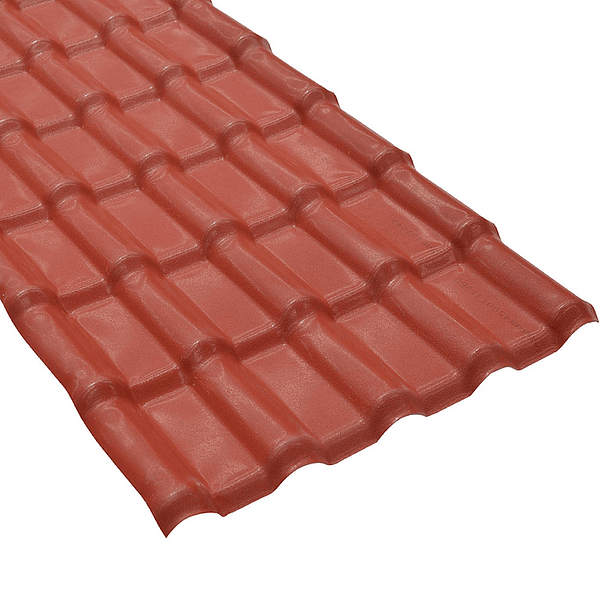 Teja Colonial UPVC de 0.72 x 5.90 Metros 