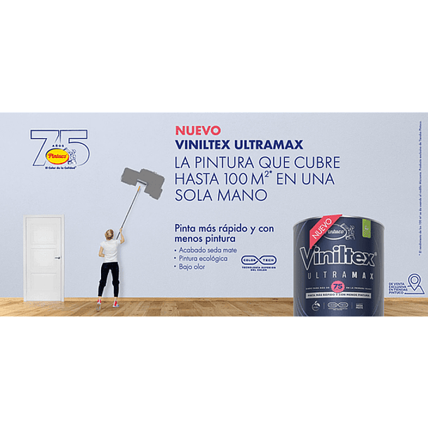 Viniltex Ultramax Blanco 5 Gl (Cuñete) 2