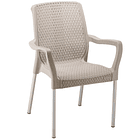 Silla Shia con Brazos Taupe 1