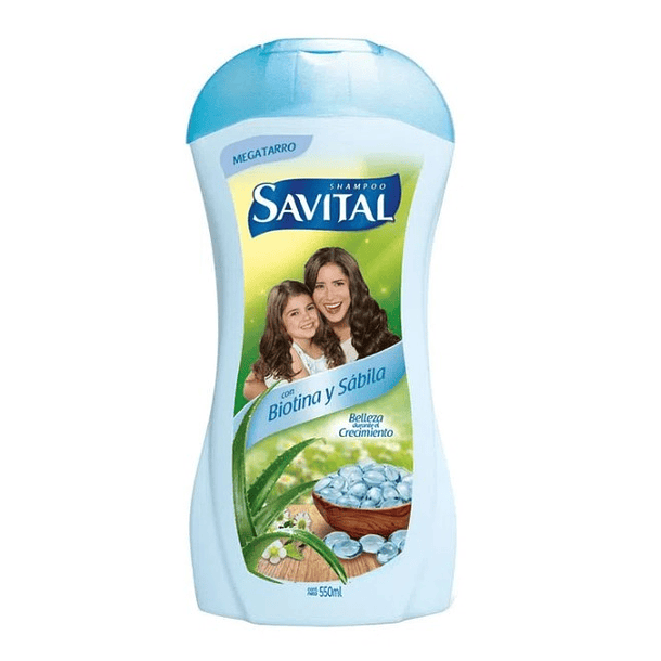 Shampoo Savital Biotina 550 Ml 