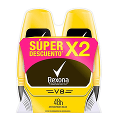 Desodorante Rexona Antitrans V8 Roll-On x 2 Un x 50 Ml