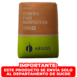 Cemento Gris Mamposteria 42.5 Kilos Argos