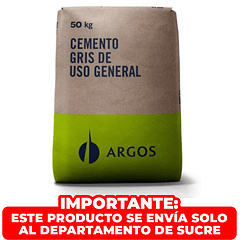 Cemento Gris de Uso General 50 Kgs