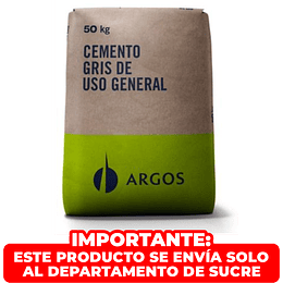 Cemento Gris X 50 Kgr Argos