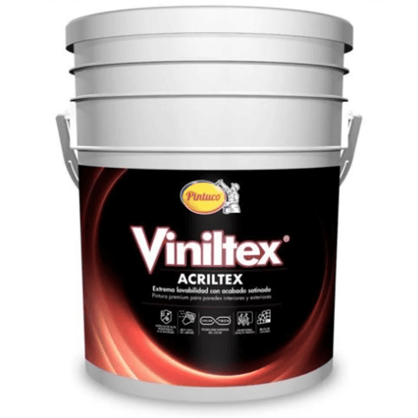 Viniltex Cuñete Acriltex  Blanco  