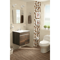 Mueble de baño para colgar Tribecart 480x600x165 mm