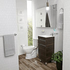 Mueble Aluvia Habano Con Lavamanos  40 X 35 4