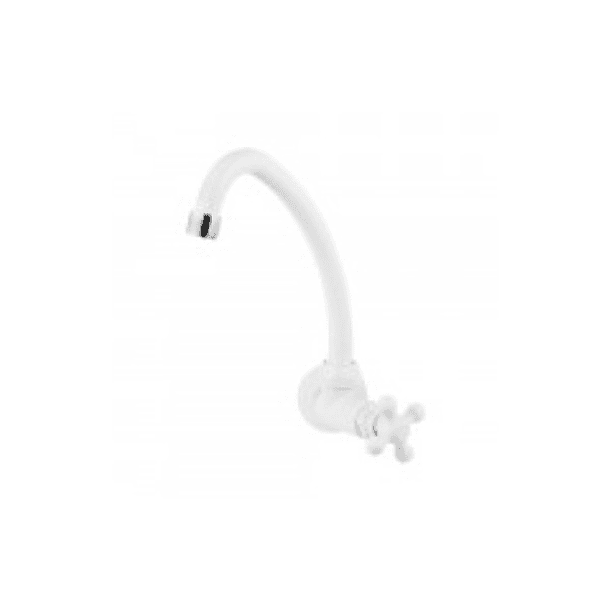Grifería de Pared Cocina Blanca 