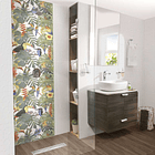 Mural Amazónica Multicolor 3 Piezas Cara Única 30 X 60   2