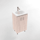 Kit Lavamanos Eco 48 x 38 Blanco Básico Al Piso Mali 4