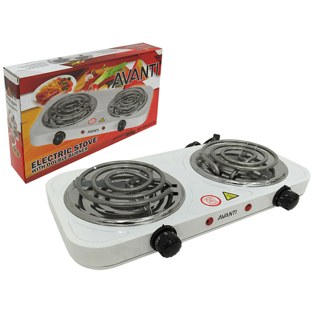 Estufa Eléctrica Con 2 Quemadores 