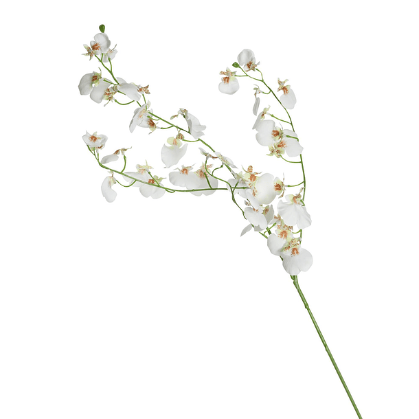 Flor Orquídea Artificial Blanca x 92 Cm 1