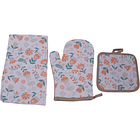 Juego De Cocina x 3 Piezas Guante + Toalla + Agarra Olla 1