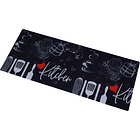 Alfombra  Azul Utensilios De Cocina 120 X 50Cm 1