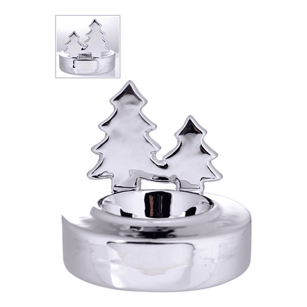 Candelero Navideño De Árboles 