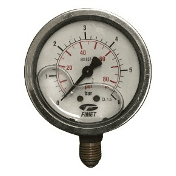 Manómetro Axial Mrg 6 Bar 