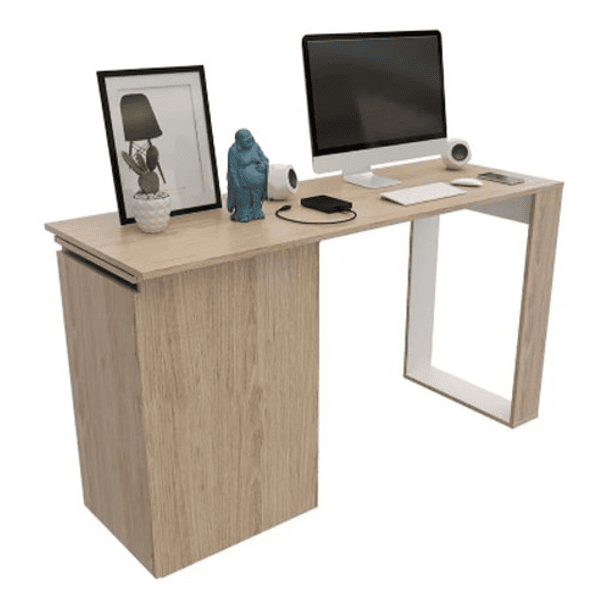 Escritorio Doble Extensible Rovere Dos Puestos 