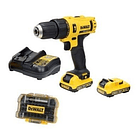 Taladro Percutor Dcd716d2-b3a Con Set De Puntas 1