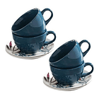 Set De Té Corona Aquarelle 4 Puestos 2