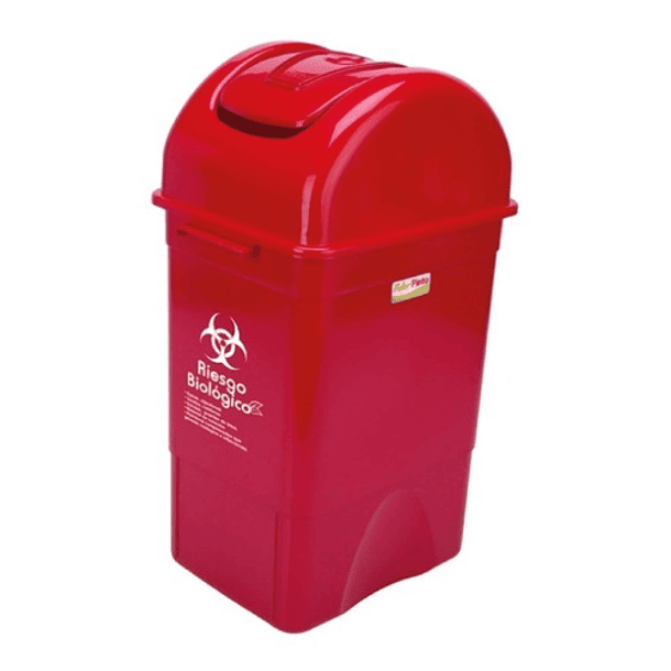 Papelera Vaiven  Roja 35 Litros 