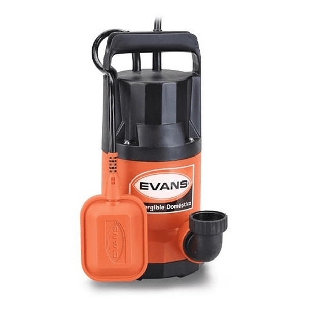 Bomba Plástica Sumergible Doméstica De 0.5 Hp 