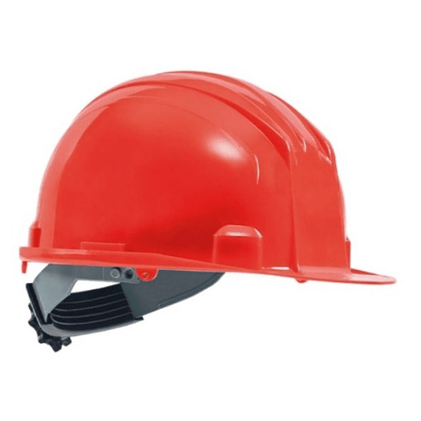 Casco De Seguridad Rojo Con Tornillo 