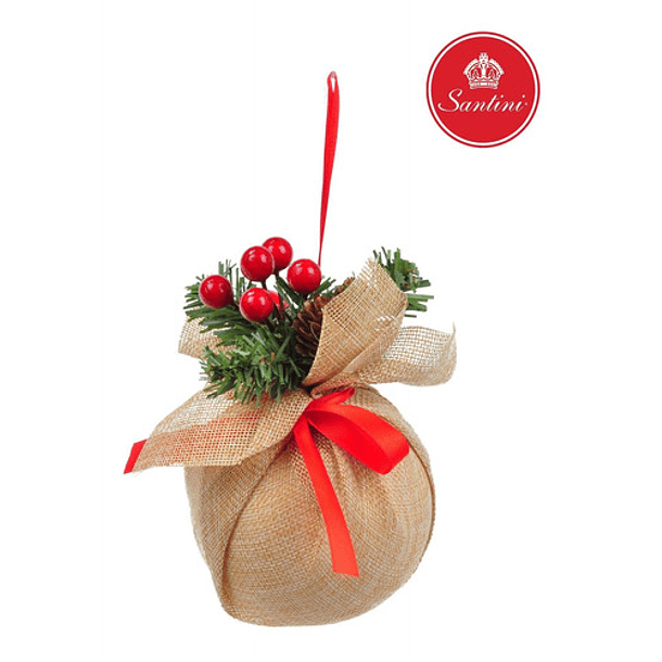 Bola De Navidad Decorada De 8 Cm 