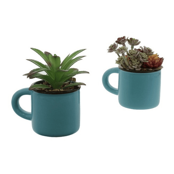 Planta Artificial Con Maceta De Vaso 