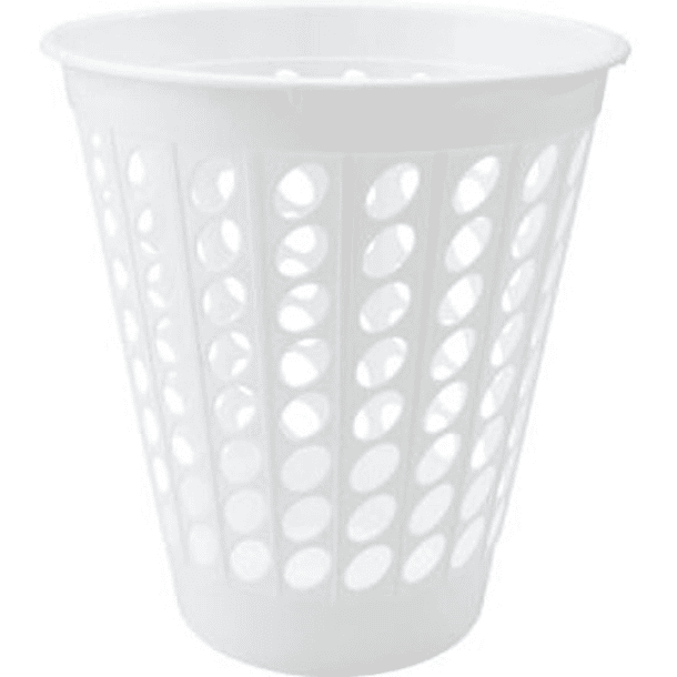 Cesta De Basura Blanca De 5 Litros 