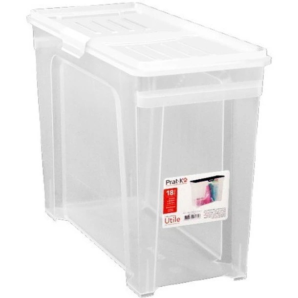 Caja Plástica Blanco 18l 