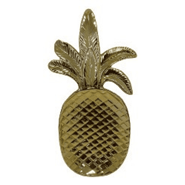 Adorno Navideño De Piña Dorado 