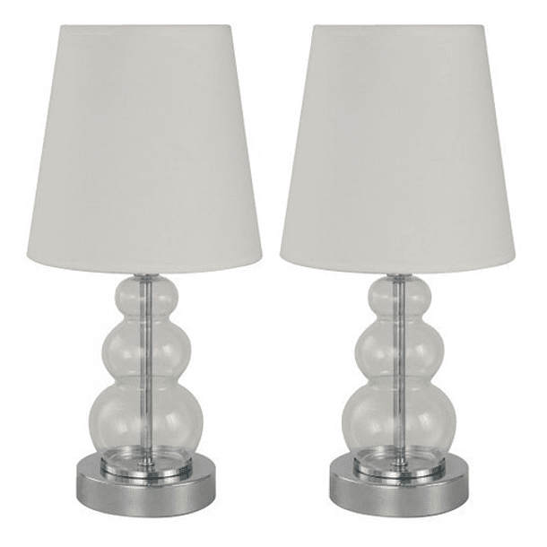 Lampara De Mesa Transparente 1 L 40w 