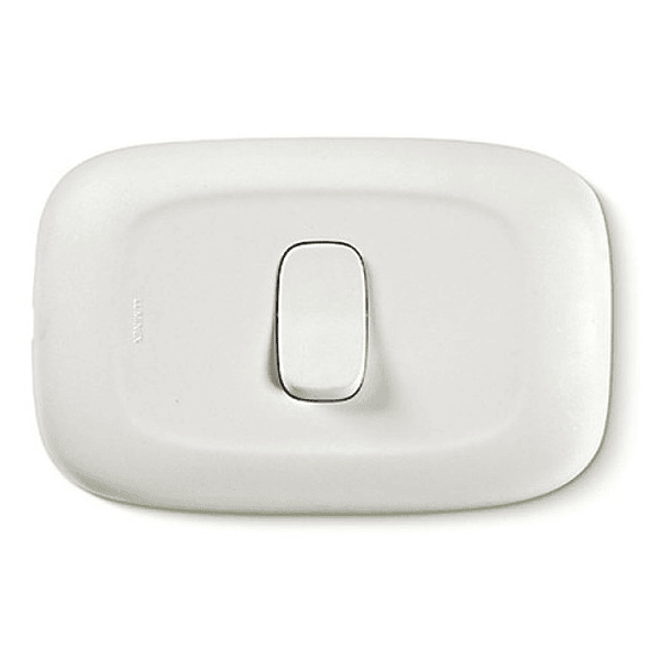 Interruptor Blanco Galica Sencillo De 3 Vías 