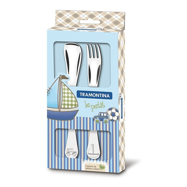 Juego Cubiertos Para Niños X 2 Piezas Le Petit 