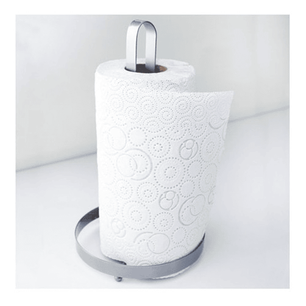 Porta Rollo Cocina Platinum Cromada 