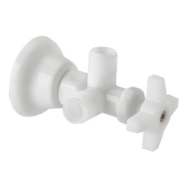 Regulacion Doble De 1/2 PuLG Plástica 