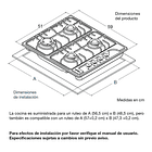 Estufa 4 Puestos  Acero Inox Sp6040 Challenger 6