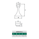 Tope Magnético Níquel Para Puerta 2